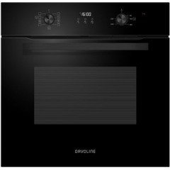 Davoline Star BI O 0875 Φούρνος άνω Πάγκου 75lt Π59.5εκ. Μαύρος